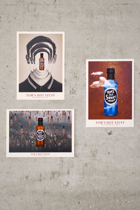 TOM'S POSTKARTEN 3er-Set