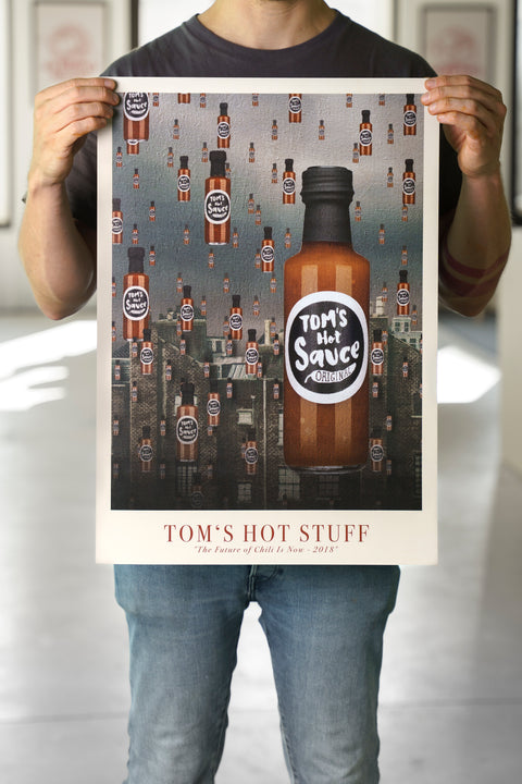 TOM'S POSTER The Future of Chili Is Now - 2018